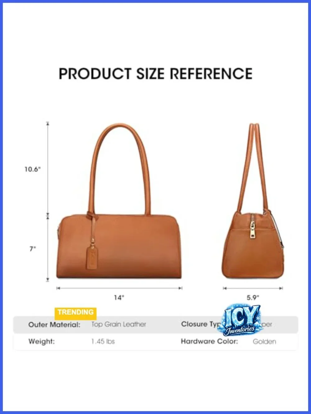 Vintage Tote Satchel Leather Shoulder Bag Women Handbag